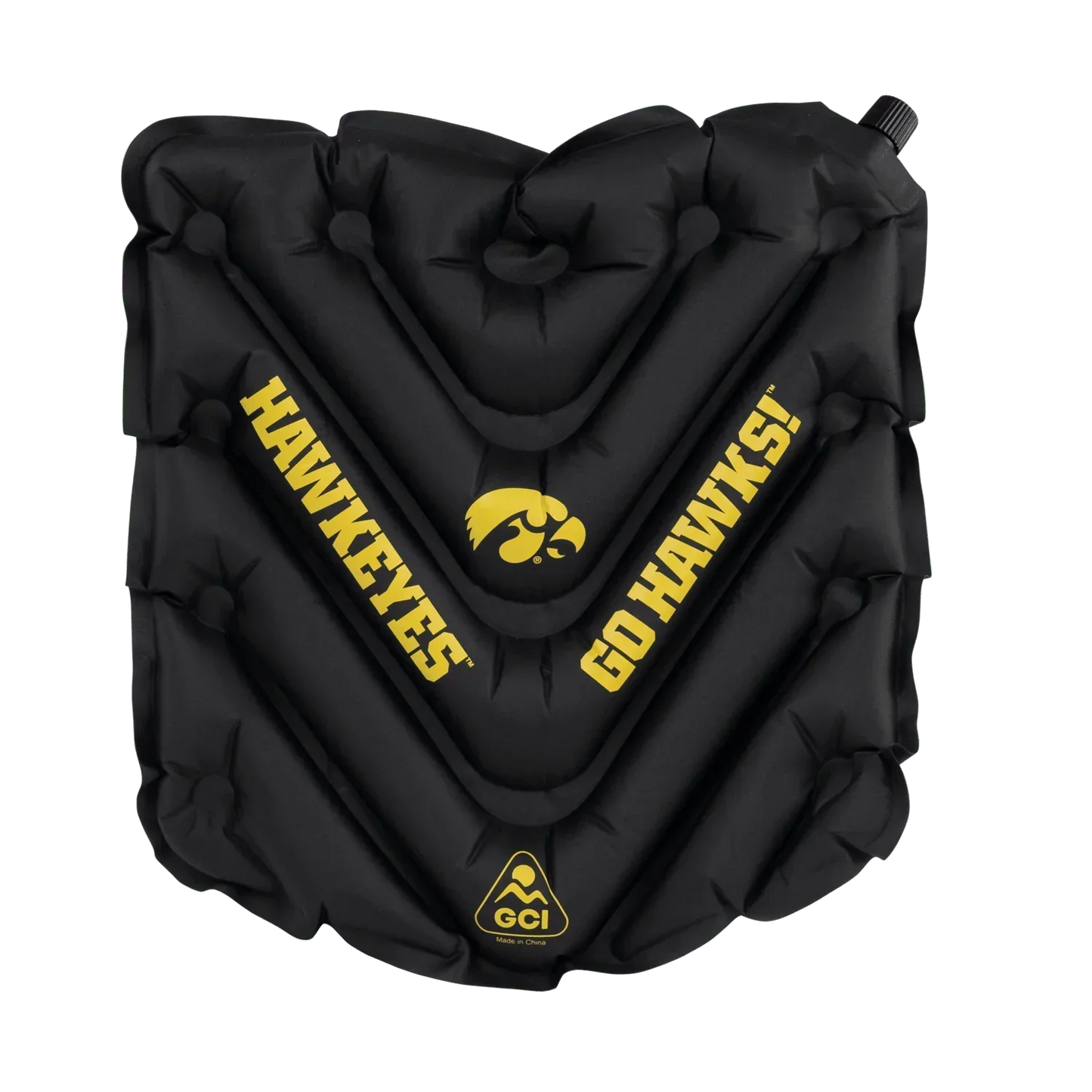 College V Seat™ Inflatable Stadium Cushion - Iowa Hawkeyes - Game Day Ready
