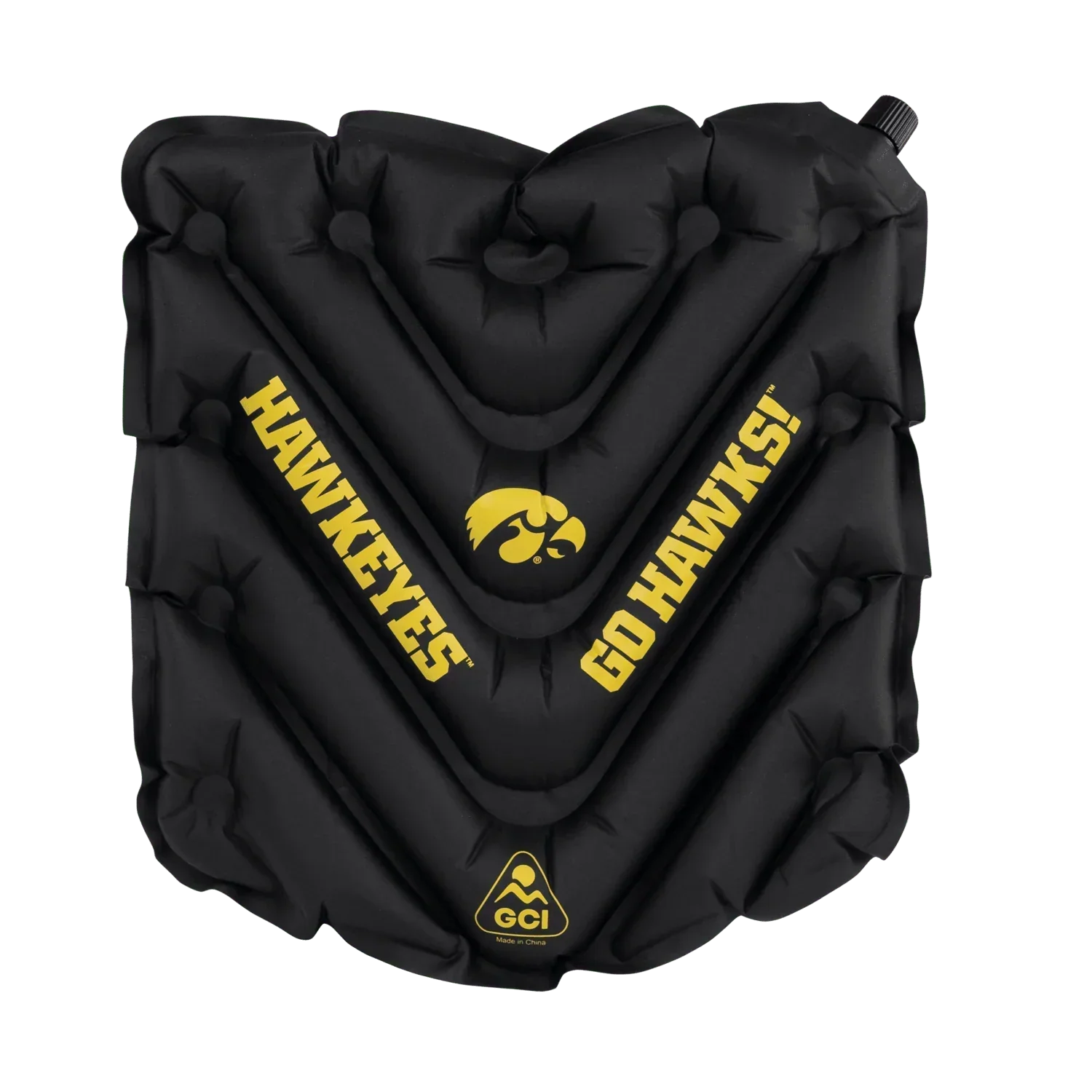 College V Seat™ Inflatable Stadium Cushion - Iowa Hawkeyes - Game Day Ready