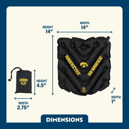 College V Seat™ Inflatable Stadium Cushion - Iowa Hawkeyes - Game Day Ready