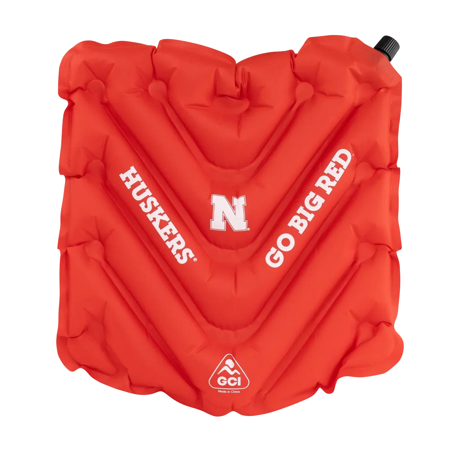 College V Seat™ Inflatable Stadium Cushion - Nebraska Cornhuskers - Game Day Choice