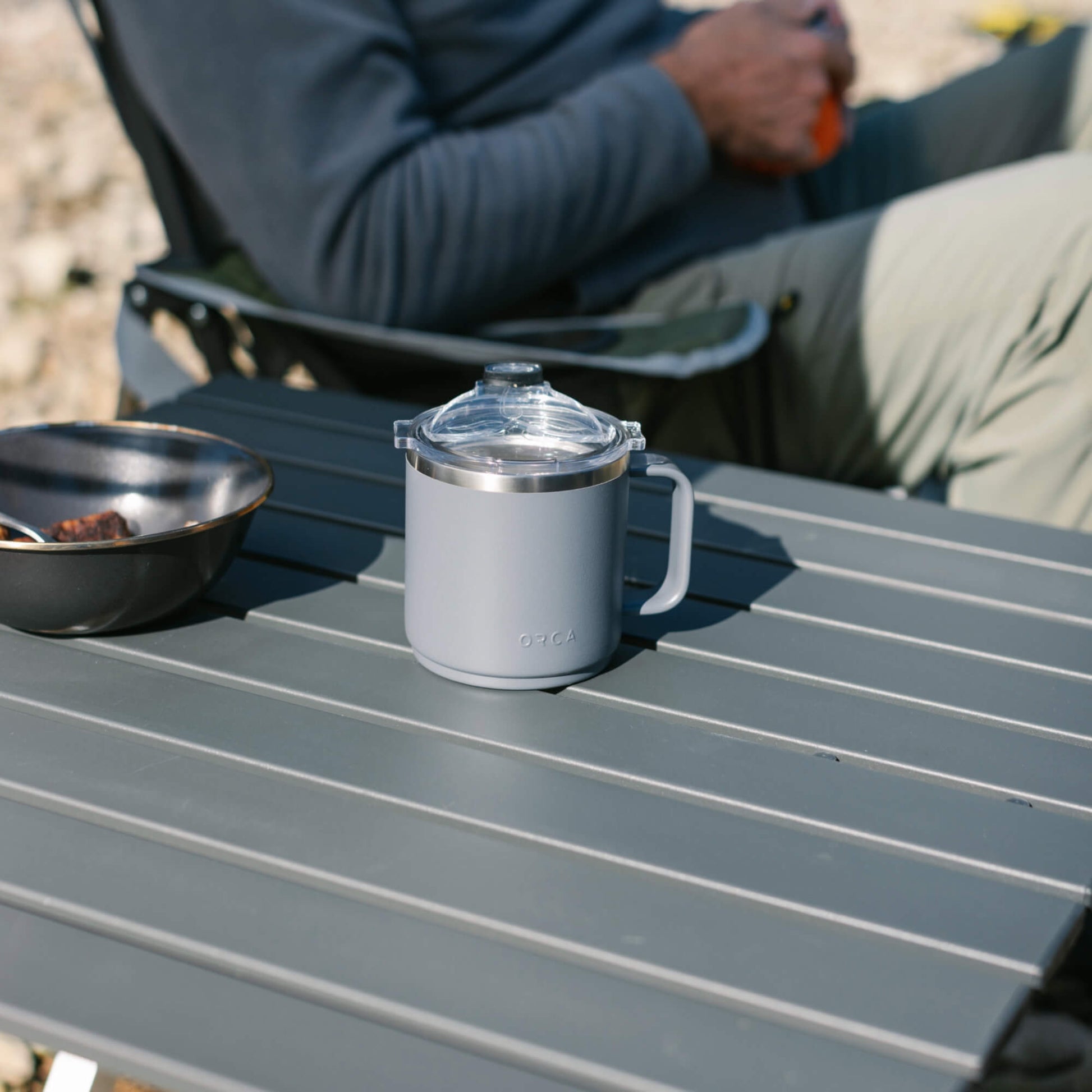Compact Camp Table 25™ - Home Grill Setup