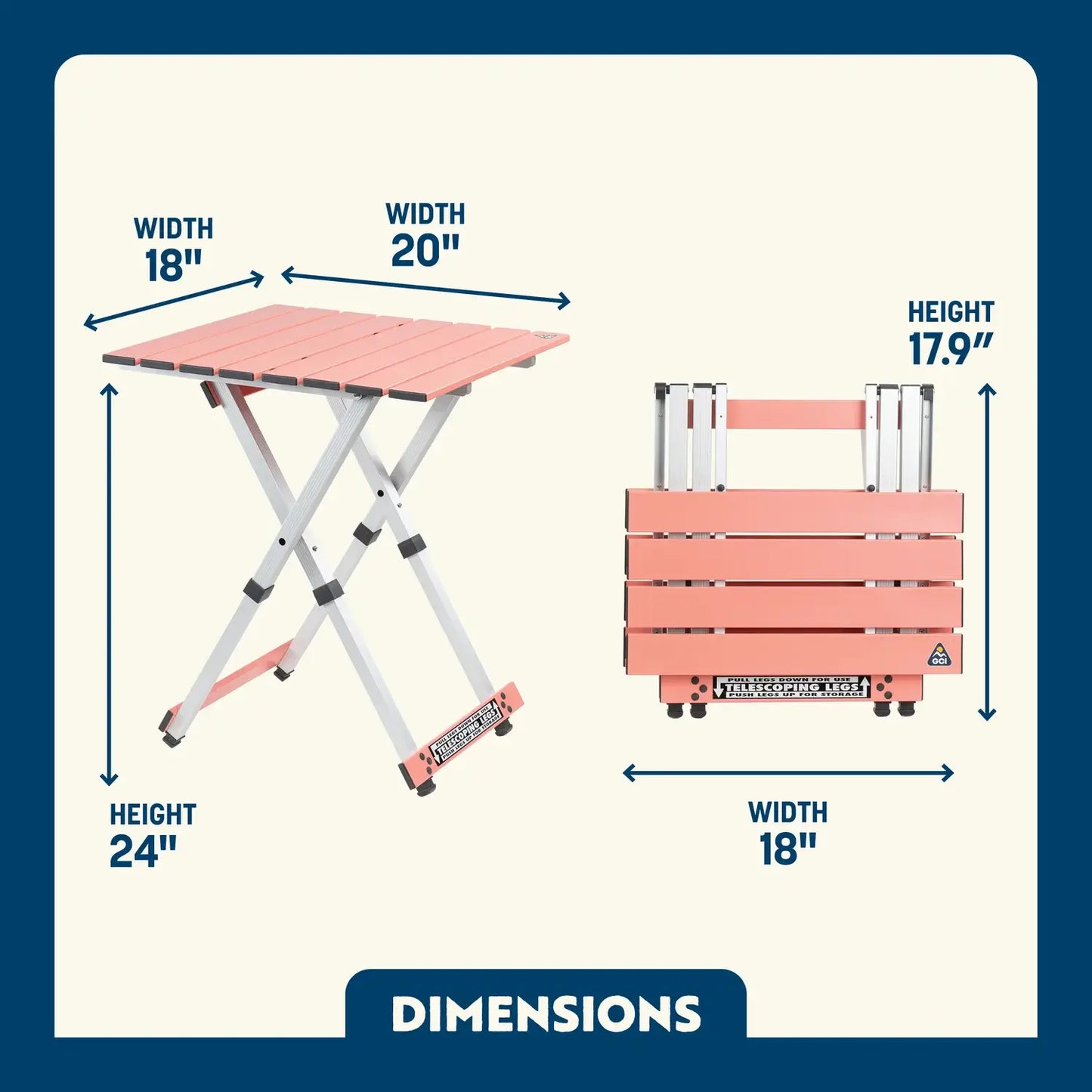 Compact Camp Table 20™ - Weekend Serve