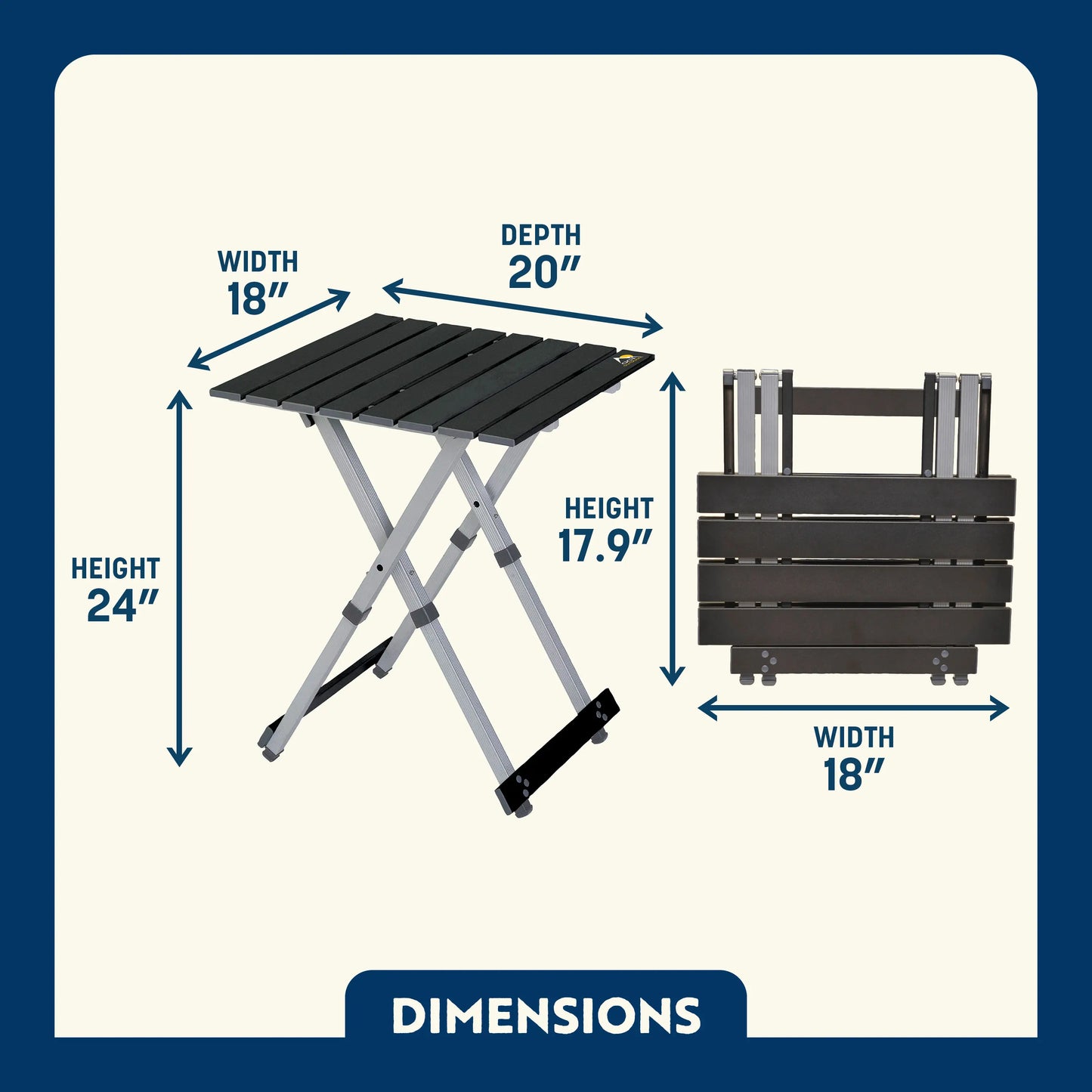 Compact Camp Table 20™ - Weekend Serve