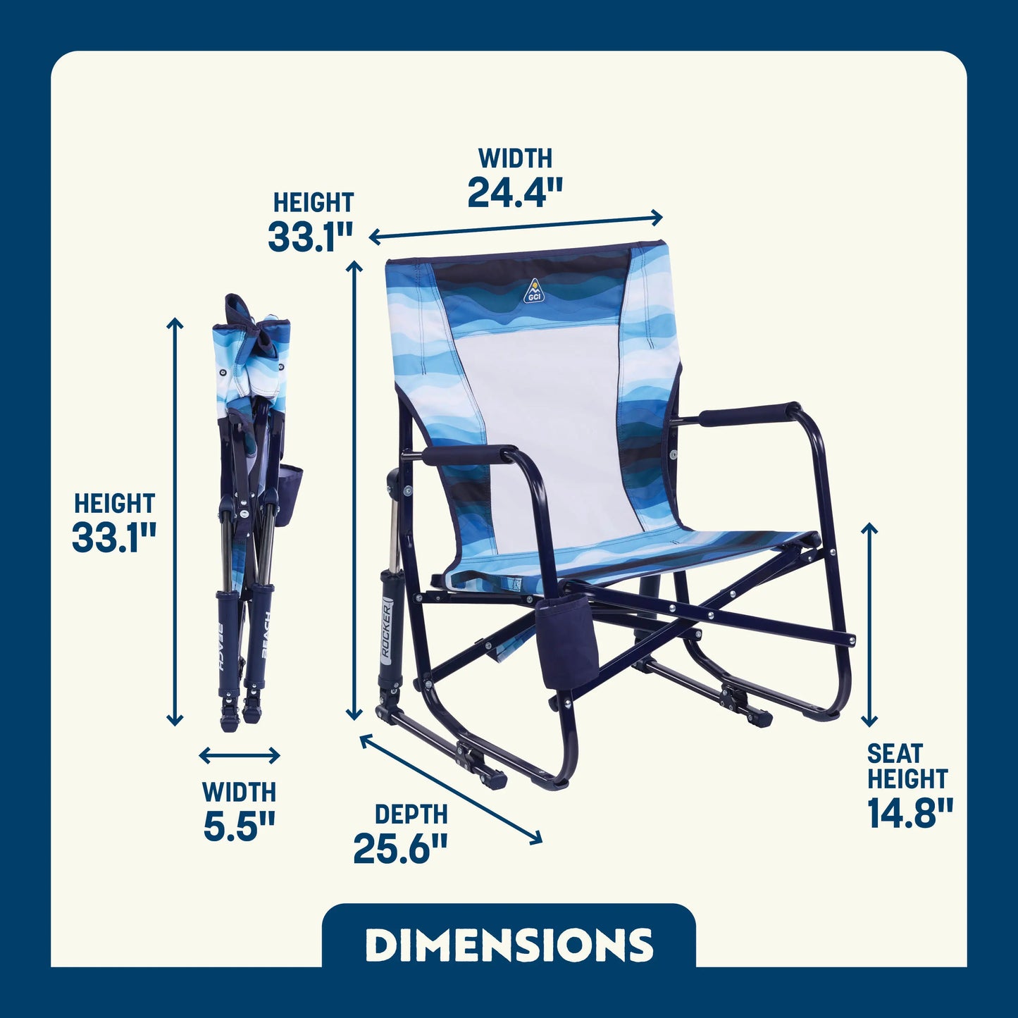 Beach Rocker™ - Coastline Style