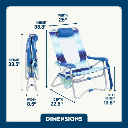 Bi-Fold Beach Chair™ - Sunny Shore Fit