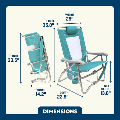 Bi-Fold Beach Chair™ - Sunny Shore Fit