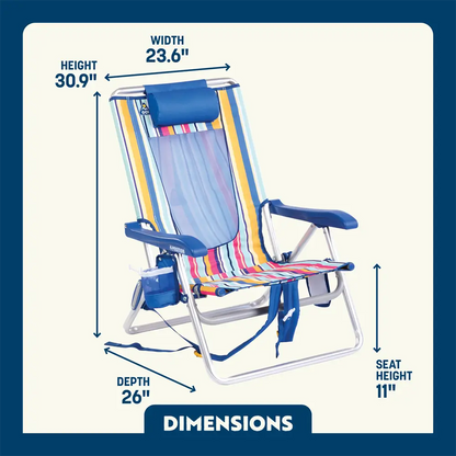 Backpack Beach Chair™ - Sunny Shore Fit