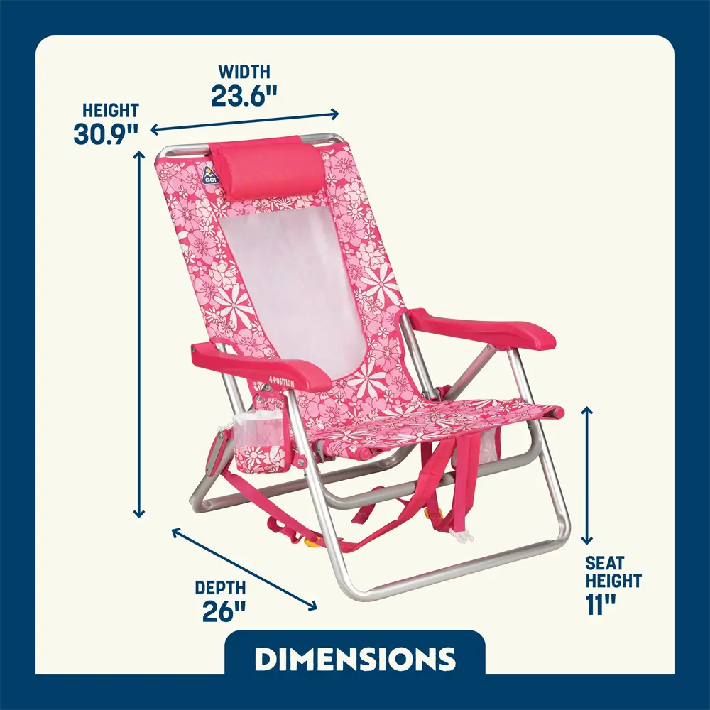 Backpack Beach Chair™ - Sunny Shore Fit