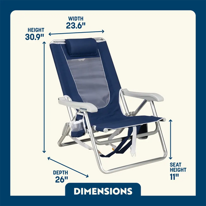 Backpack Beach Chair™ - Sunny Shore Fit