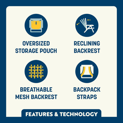 Backpack Beach Chair™ - Sunny Shore Fit