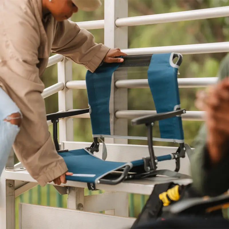 Big Comfort Stadium Chair™ with Armrests - Game Day Comfort