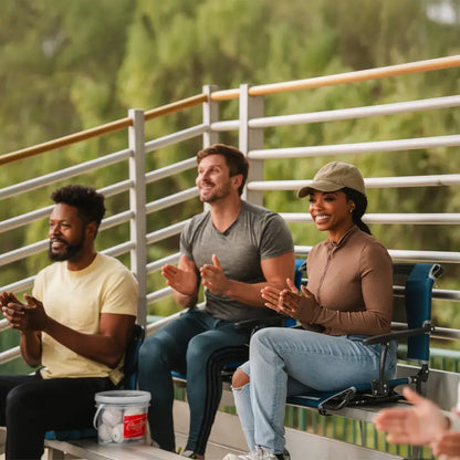 Big Comfort Stadium Chair™ with Armrests - Game Day Comfort