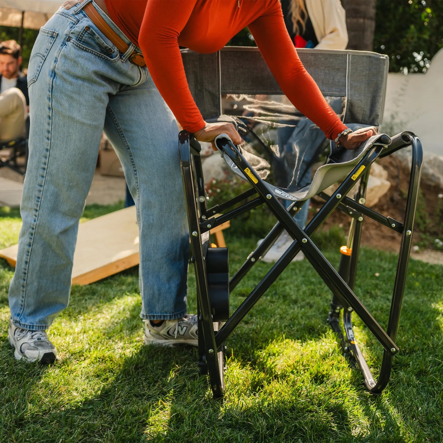 Freestyle Rocker™ with Side Table - Camp Prep