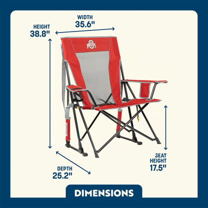 College Comfort Pro Rocker™ - Ohio State Buckeyes - Game Day Choice