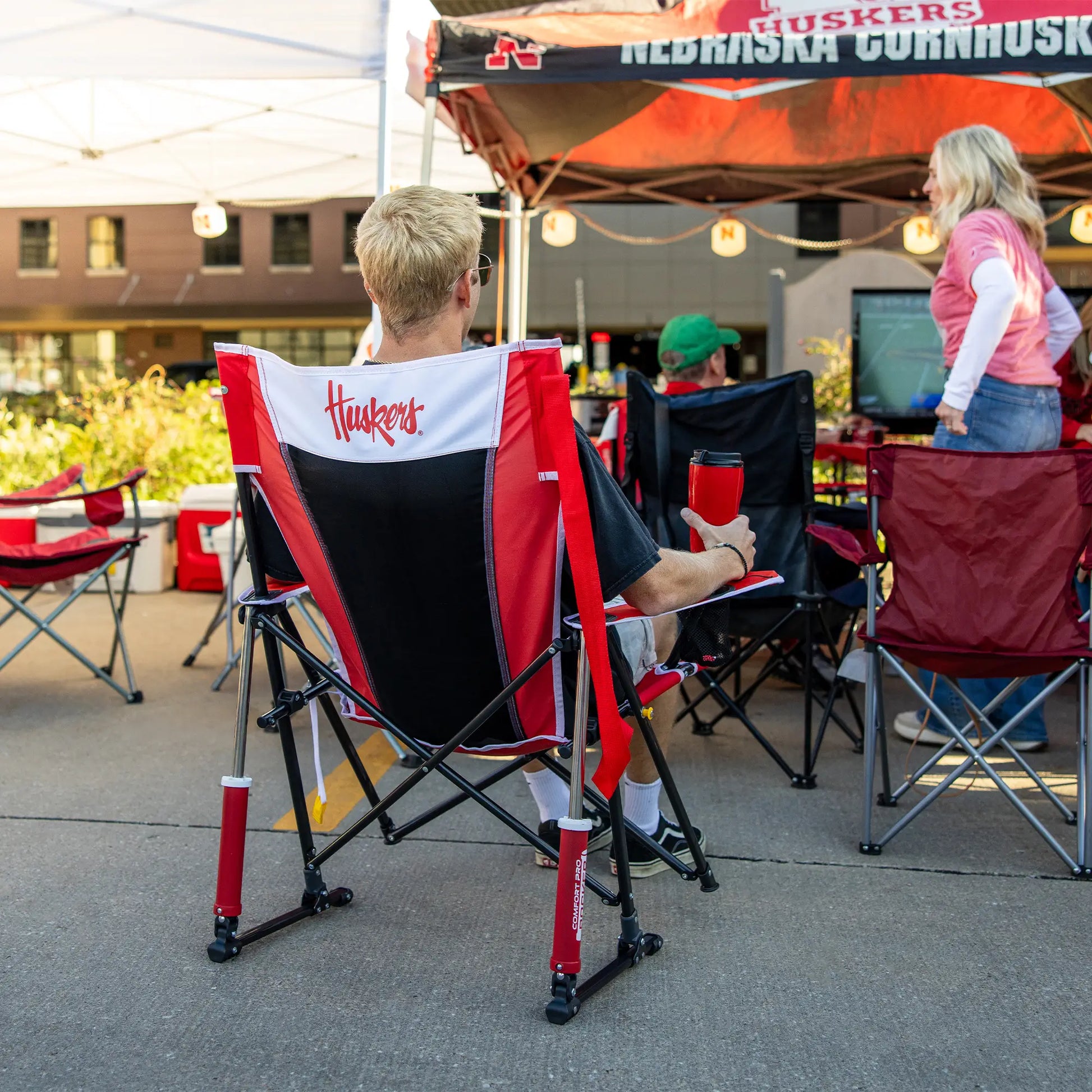 College Comfort Pro Rocker™ - Nebraska Cornhuskers - Team Day Pick