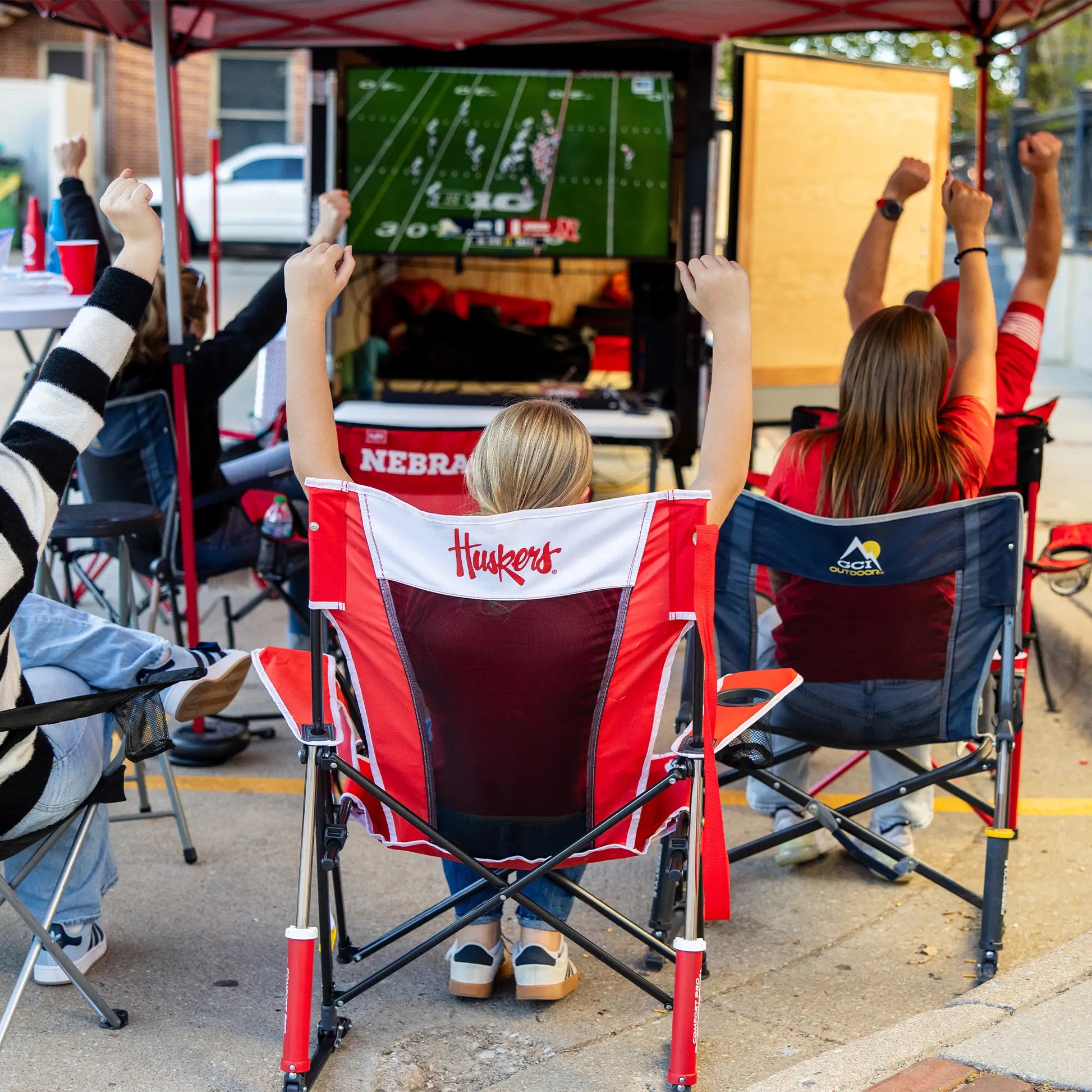College Comfort Pro Rocker™ - Nebraska Cornhuskers - Team Day Pick