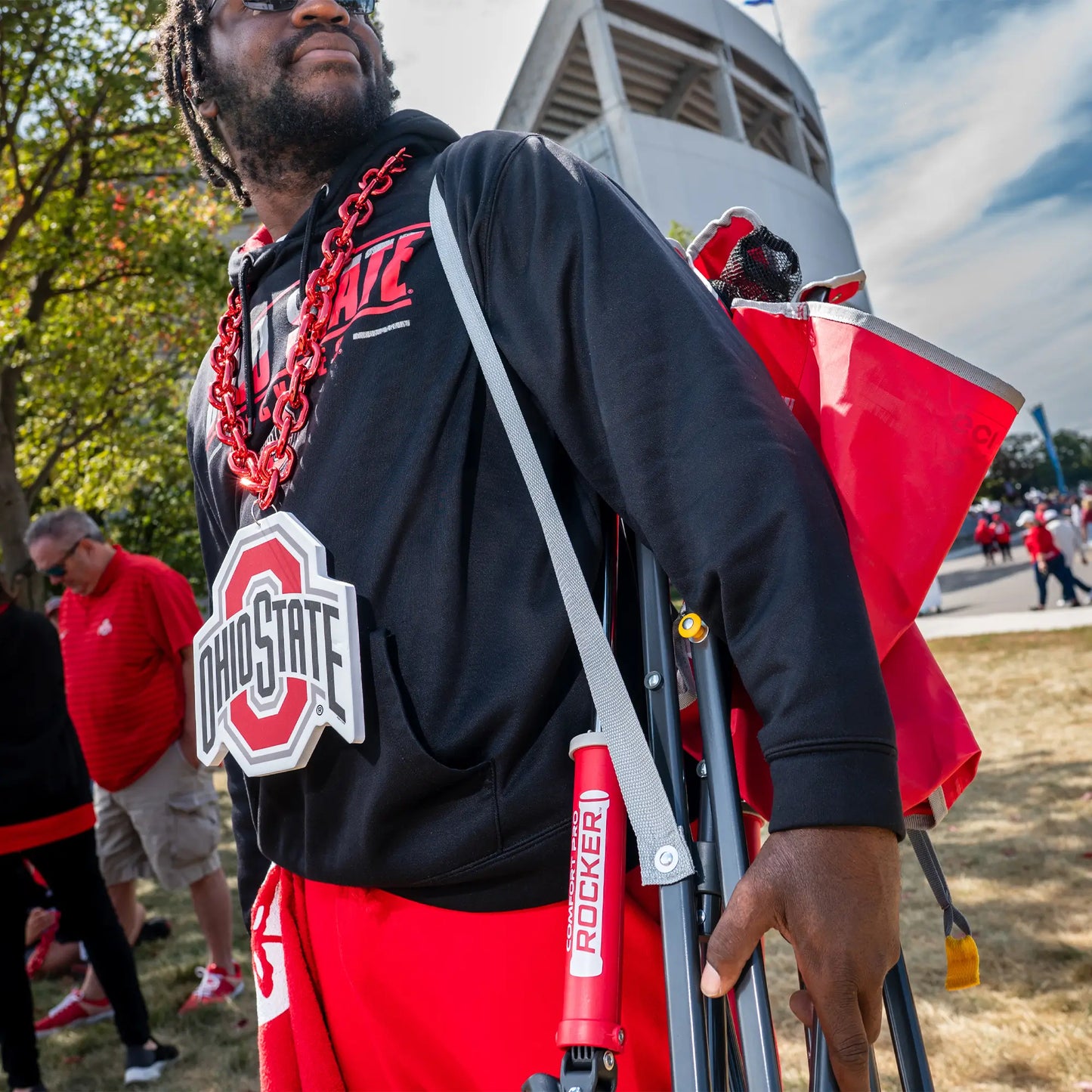 College Comfort Pro Rocker™ - Ohio State Buckeyes - Game Day Choice