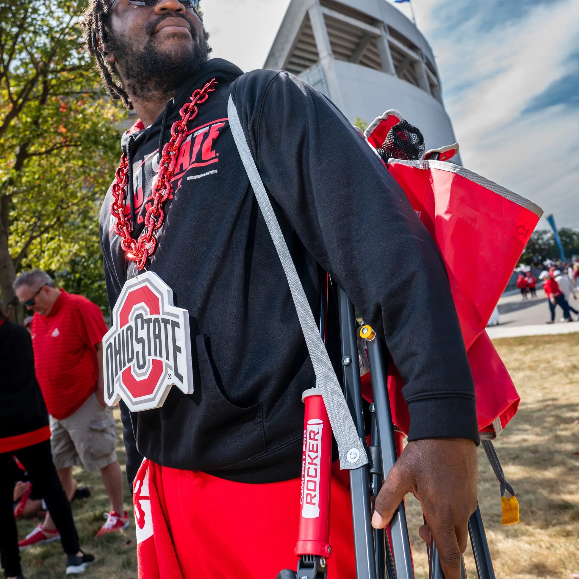 College Comfort Pro Rocker™ - Ohio State Buckeyes - Game Day Choice