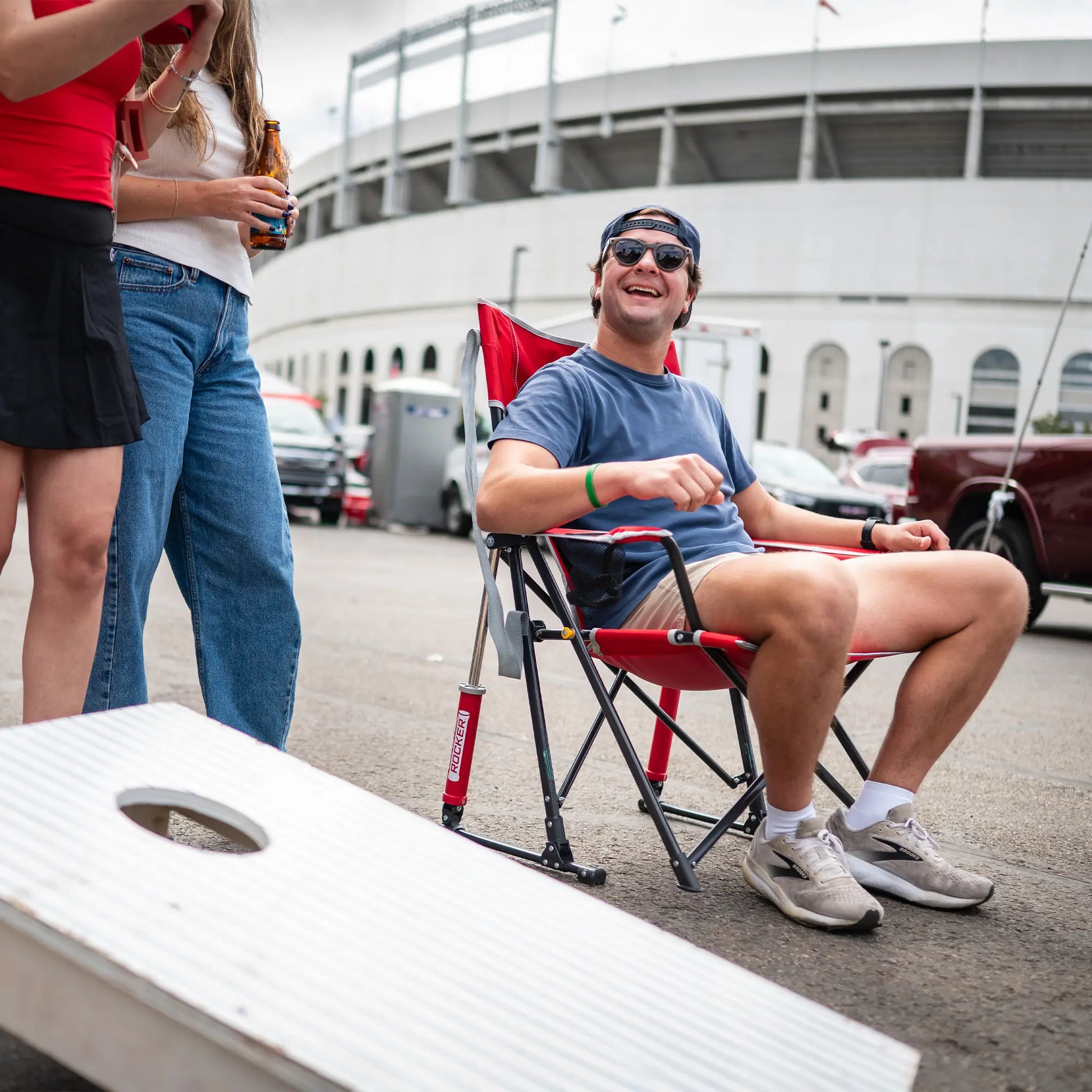 College Comfort Pro Rocker™ - Ohio State Buckeyes - Game Day Choice