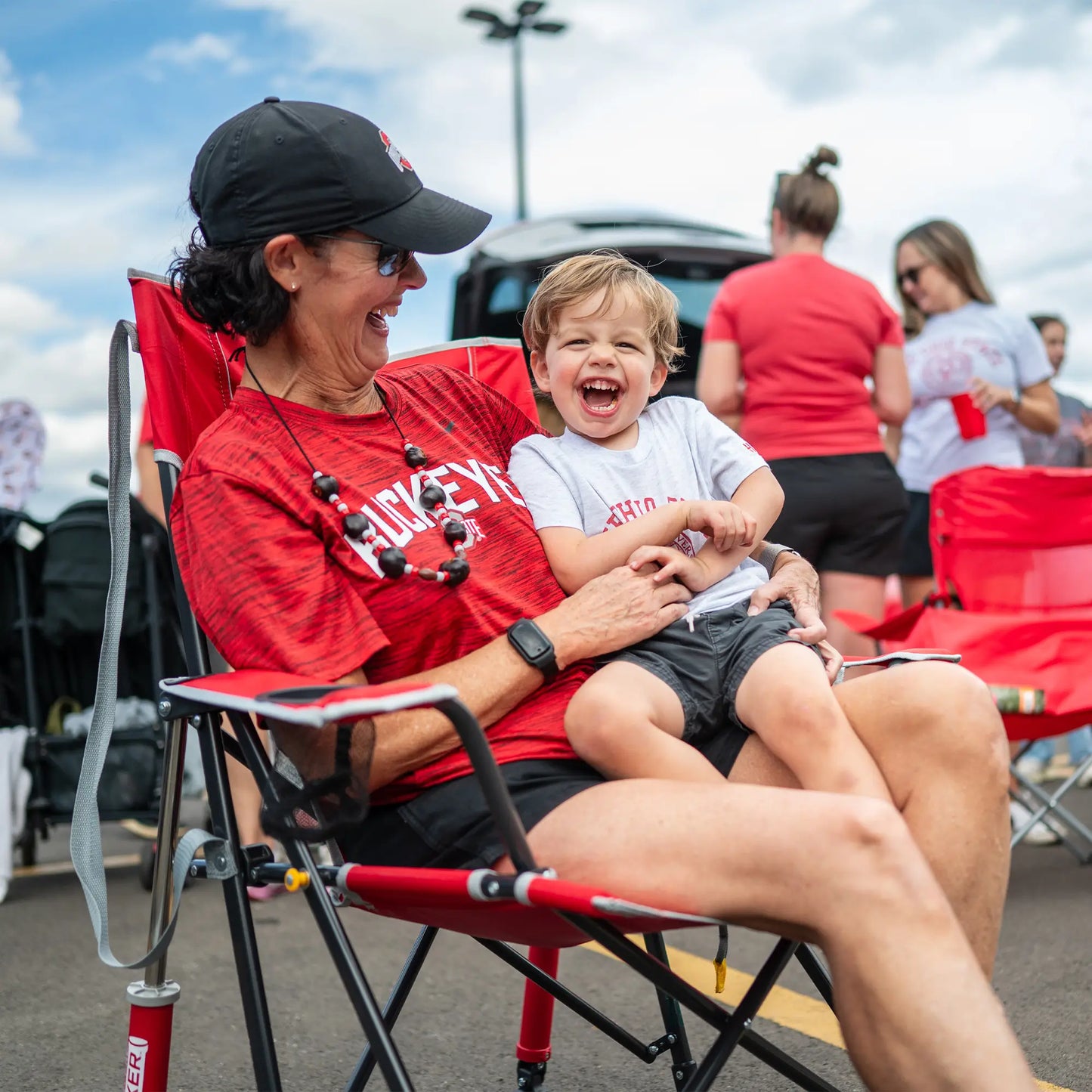 College Comfort Pro Rocker™ - Ohio State Buckeyes - Game Day Choice