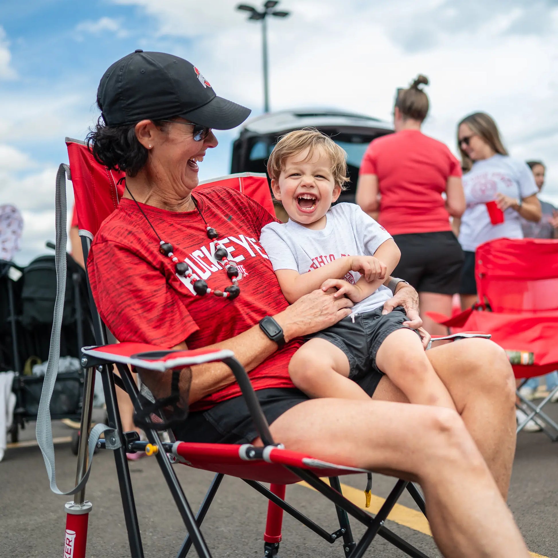 College Comfort Pro Rocker™ - Ohio State Buckeyes - Game Day Choice