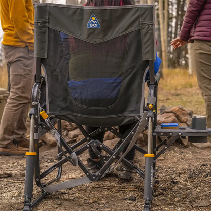 Stowaway Rocker™ with Side Table - Travel Setup