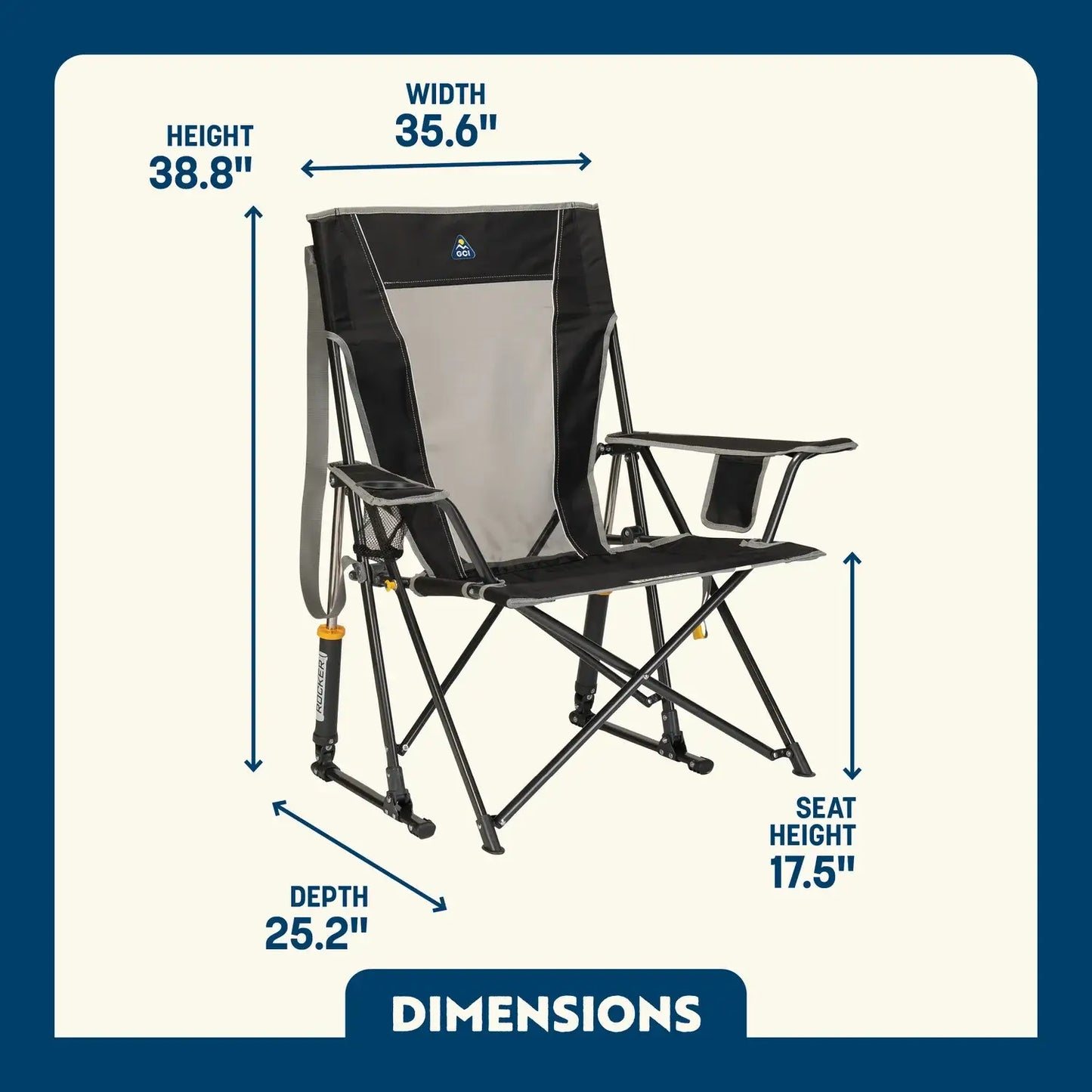 Comfort Pro Rocker™ - Game Day Ready