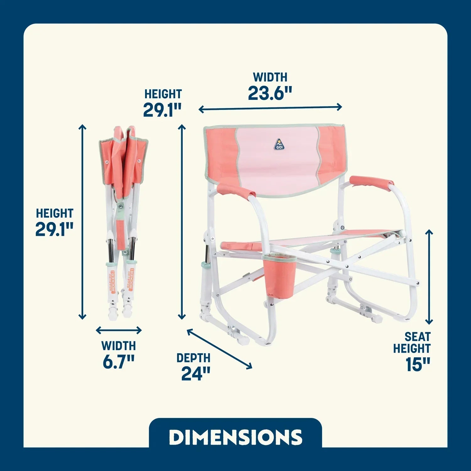 Grab & Go Rocker™ - Beach Day Ready