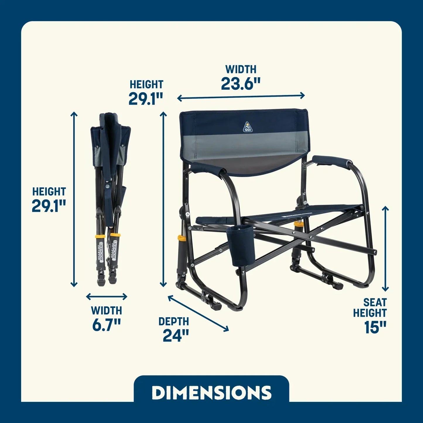 Grab & Go Rocker™ - Beach Day Ready