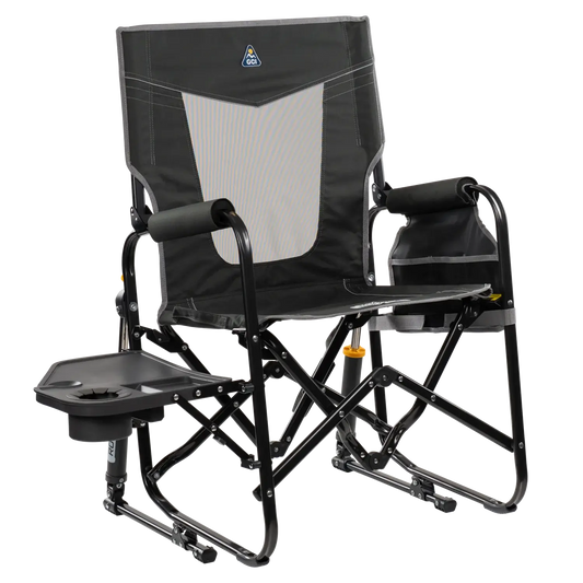 Stowaway Rocker™ with Side Table - Travel Setup