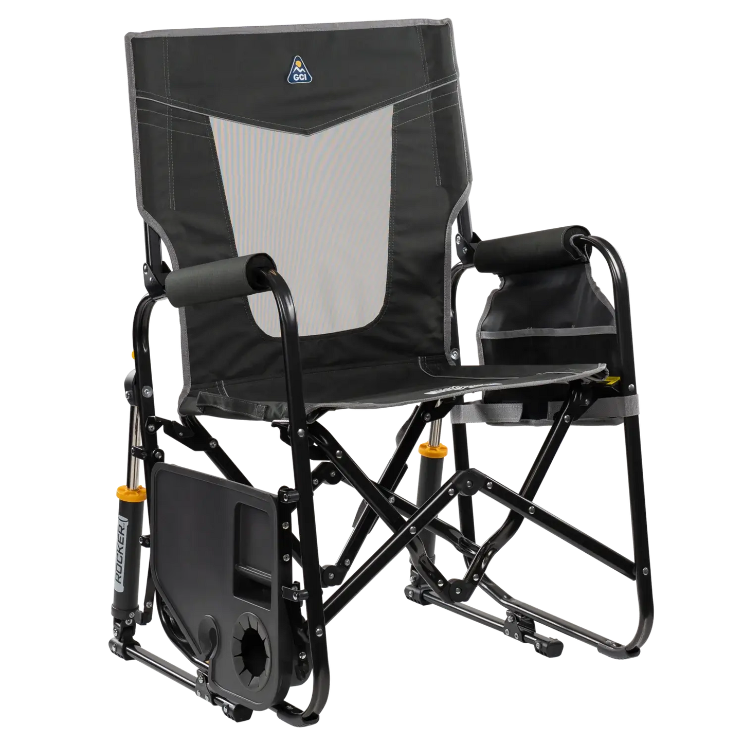 Stowaway Rocker™ with Side Table - Travel Setup