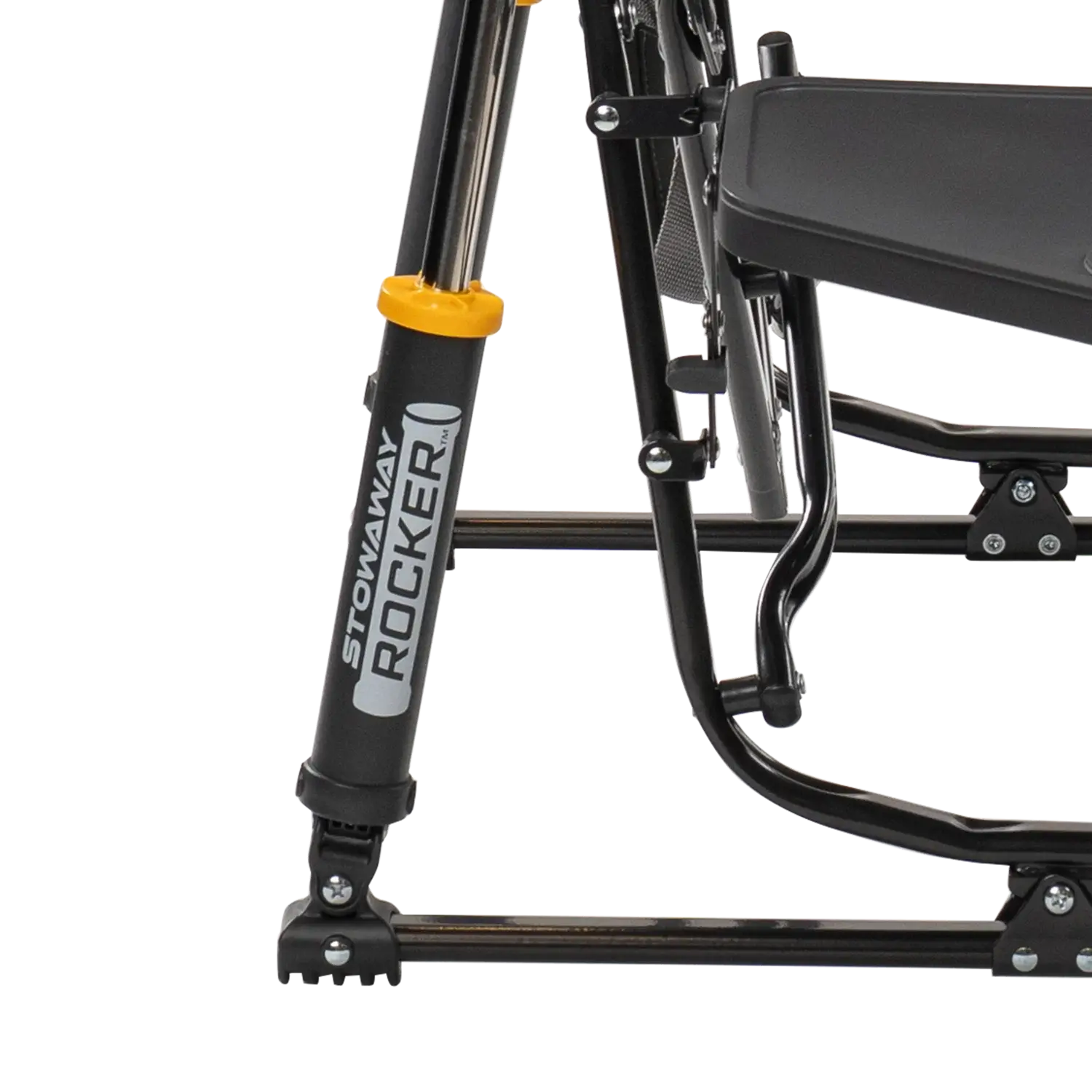 Stowaway Rocker™ with Side Table - Travel Setup