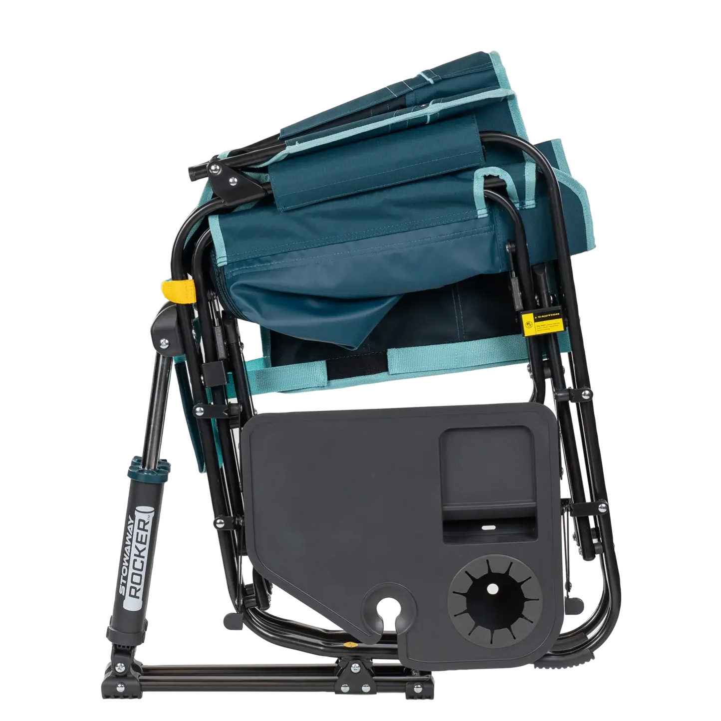 Stowaway Rocker™ with Side Table - Travel Setup