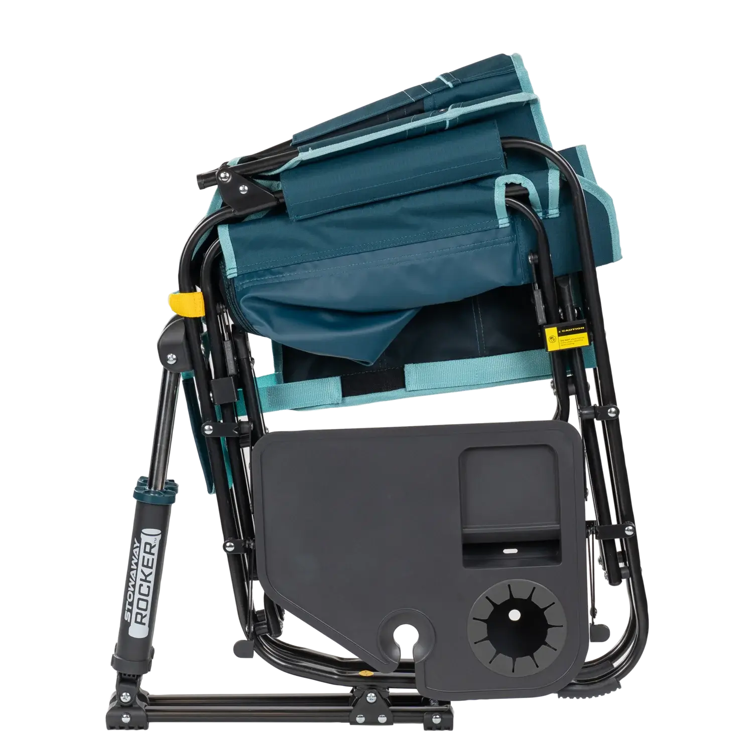 Stowaway Rocker™ with Side Table - Travel Setup
