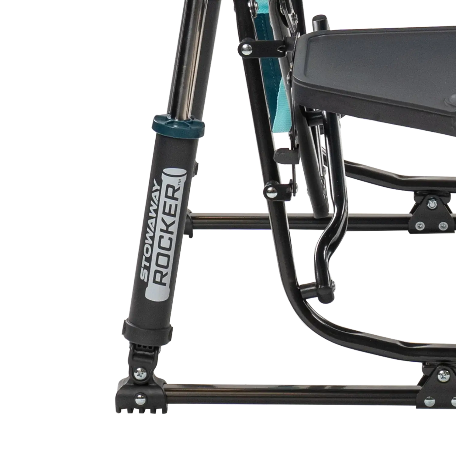 Stowaway Rocker™ with Side Table - Travel Setup