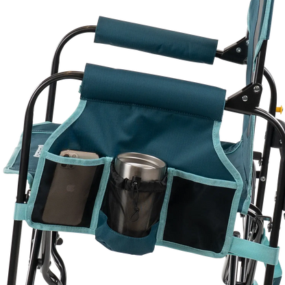 Stowaway Rocker™ with Side Table - Travel Setup