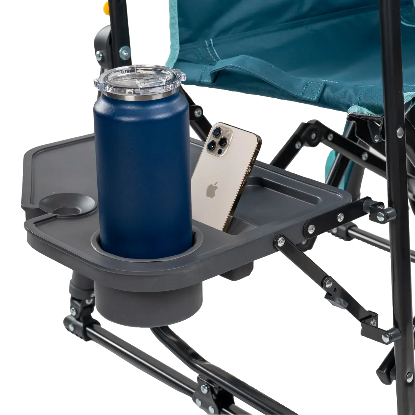 Stowaway Rocker™ with Side Table - Travel Setup