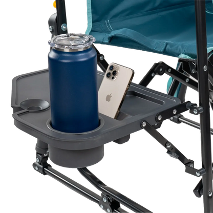 Stowaway Rocker™ with Side Table - Travel Setup